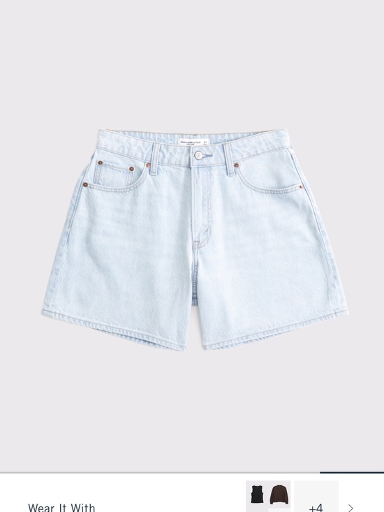 Abercrombie & Fitch Pants - Abercrombie Curve Love high rise loose short - 29